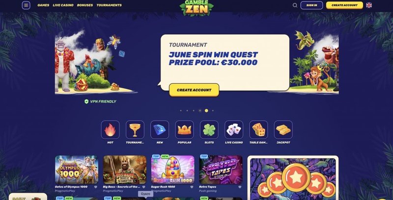 GambleZen UK: Seamless Casino Login and Winning Experience